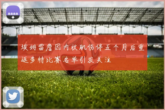 埃姆雷詹因内收肌伤停五个月后重返多特比赛名单引发关注